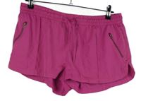 Dámské fuchsiové šusťákové kraťasy Denim 