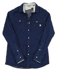 Tmavomodrá riflová košile Blue ridge