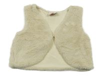 Béžová kožešinová vesta Topolino
