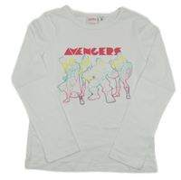 Bílé triko s Avengers 