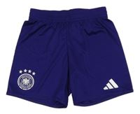 Fialové sportovní kraťasy Deutscher Fussball bund Adidas