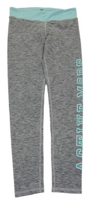 Mátovo-šedé sportovní legíny H&M