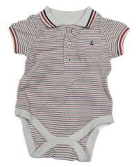 Bílo-modro-červené pruhované body Next