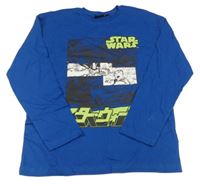 Modré triko s potiskem - Star wars 