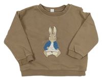 Hnědá mikina se zajícem 
