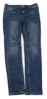 Tmavomodré skinny rifle vel.176