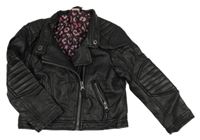 Černá koženková bunda Kiki&Koko