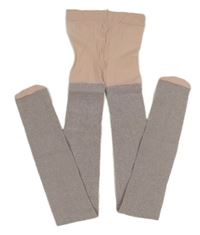 Světlerůžové třpytivé silonky 