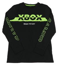Černé triko s nápisem - X-box