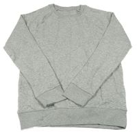 Světlešedá melírovaná mikina 