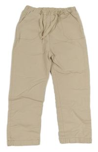 Světlebéžové plátěné kalhoty M&S