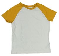 Bílo-žluté tričko George 