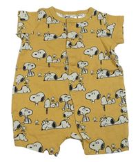 Pískový kraťasový overal se Snoopym H&M