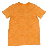 Oranžové batikované tričko Primark 