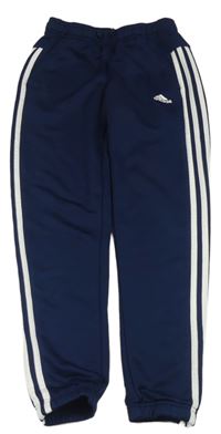 Tmavomodré sportovní kalhoty s logem zn. Adidas