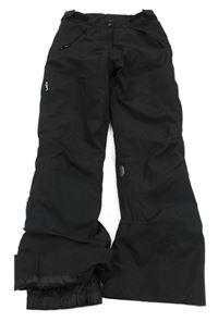 Černé šusťákové funkční oteplovačky Decathlon 