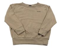 Béžová mikina s nápisem Next 