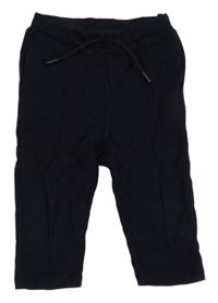 Tmavomodré tepláky s puky H&M