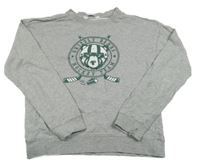 Šedá mikina s medvídkem Mango