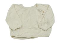 Smetanový vzorovaný svetr H&M