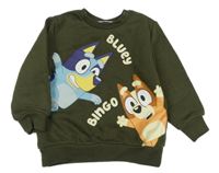 Khaki mikina s Bluey Primark 