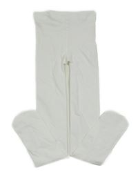 Bílé silonové punčocháče 