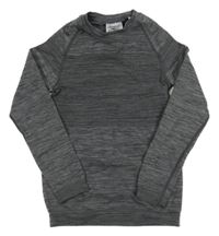 Šedé melírované funkční spodní triko Crane