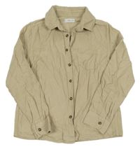 Béžová manšestrová košile MNG 