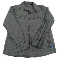 Černo-bílá vzorovaná košile ONEbyOne 