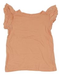 Oranžové tričko s madeirou Dunnes