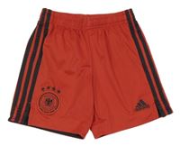 Červené fotbalové kraťasy Deutscher Adidas