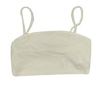 Bílý crop top SHEIN