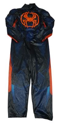 Kostým - 2Set - Černo-červený vycpaný overal s pavoukem - Spider-man + maska MARVEL