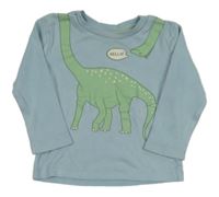 Světlemodré triko s dinosaurem PRIMARK