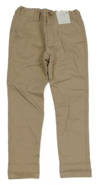 Nové - béžové chino plátěné kalhoty F&F