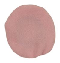 Světlerůžovo-šedý fleecový baret