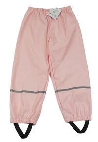 Nové - světlerůžové nepromokavé kalhoty Kiki&Koko