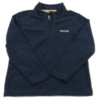 Tmavomodrá fleecová funkční mikina s logem REGATTA