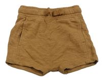 Hnědé teplákové baggy kraťasy George