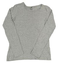 Šedé melírované triko H&M