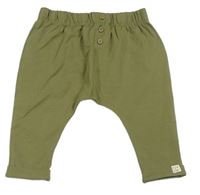 Khaki legíny s knoflíky zn. Next