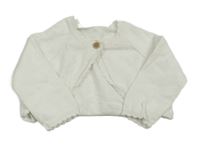 Smetanové vzorované svetrové bolerko George