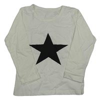 Smetanové triko s hvězdou