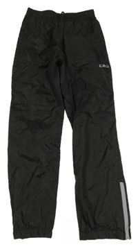 Černé šusťákové nepromokavé funkční kalhoty CMP