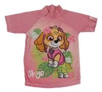 Růžové UV tričko se Skye