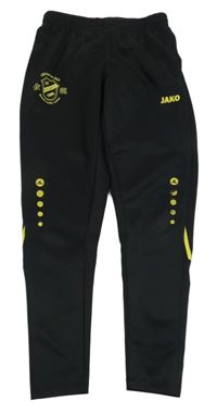 Černé sportovní tepláky s potiskem Jako