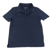 Tmavomodré sportovní polo tričko 