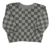 Šedá kostkovaná mikina Primark