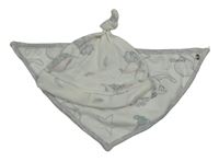 2 set - bílá čepice s Dumbem + bílý slinták 