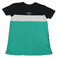 Černo-zelené tričko Primark